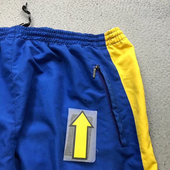 Vintage 90s Adidas Ukraine Olympic Windbreaker Jacket Pants Set Mens Large - Picture 13 of 15